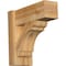 Ekena Millwork Olympic Block Rough Sawn Outlooker, Western Red Cedar, 6"W x 14"D x 14"H OUT06X14X14OLY05RWR - alternate 1